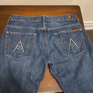 7 for All Mankind 34 x 32 A Pocket Jeans